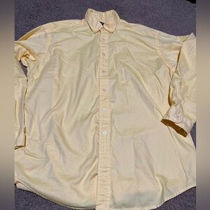 Ralph Lauren Golf Men's Yellow Button-Down Shirt